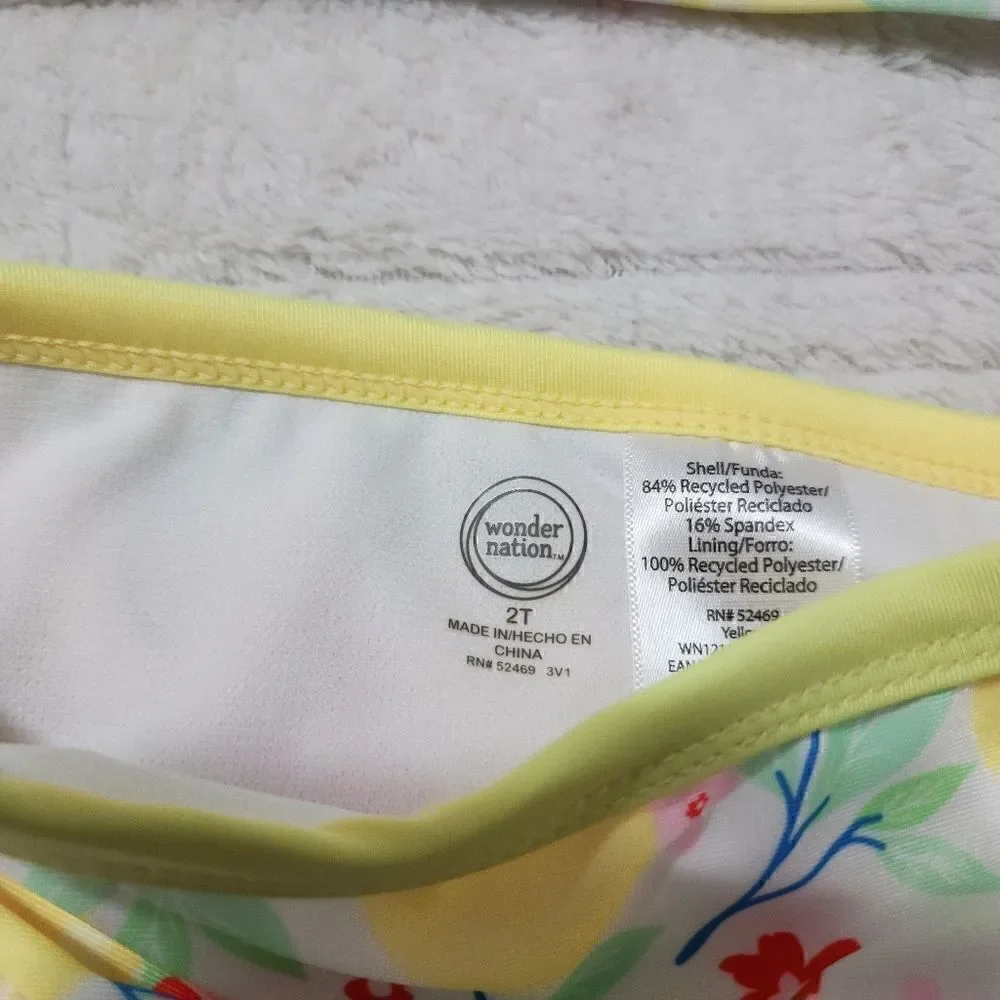 NWT Wonder Nation Baby and Toddler Girl Bikini SwimSet